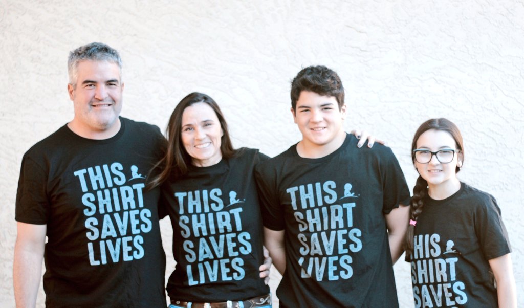 SheSaved's tweet photo. Our family is proud to be long time monthly supporter of @StJude Children's Hospital. AD
Find out how you can support #StJude and rock this awesome t-shirt (free with your donation gift!)
Get the deets: https://t.co/ew8O0pjVSv
#ThisShirtSavesLives #StJudePartner https://t.co/iSUiSYpvSM