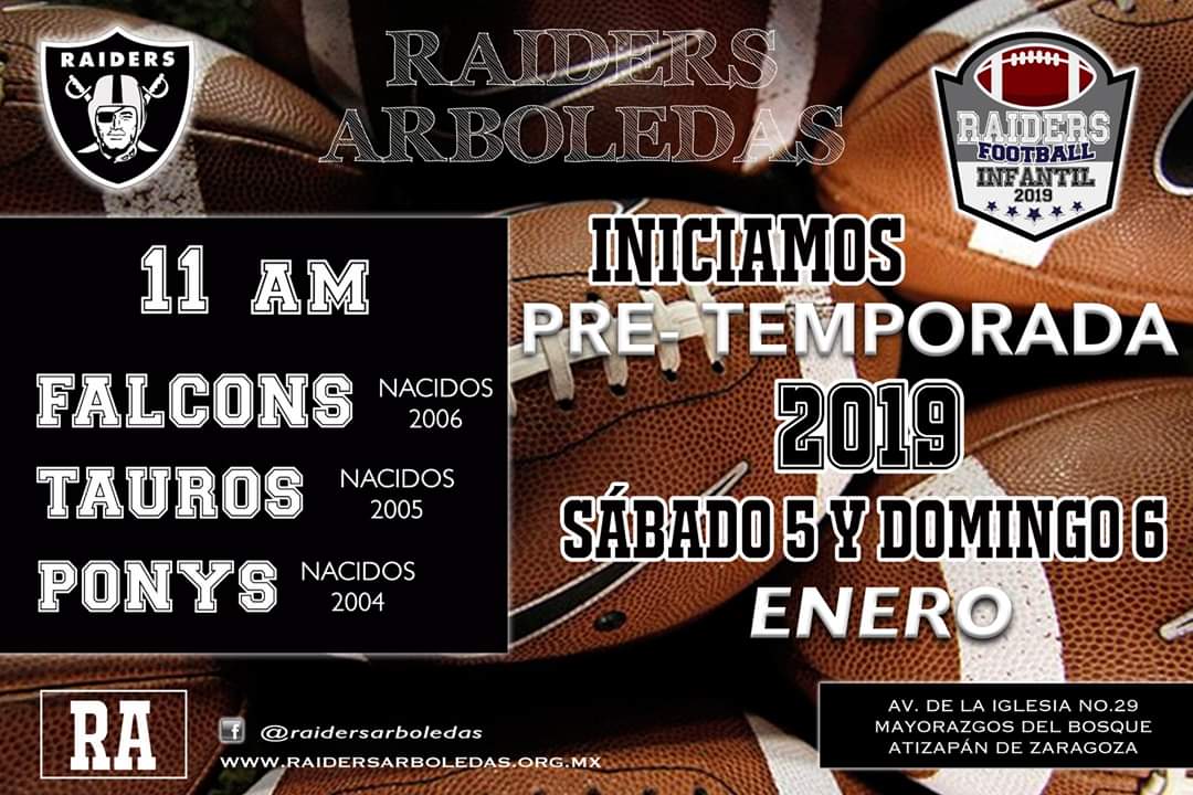 Iniciamos pretemporada <a href="/LasArboledasMex/">Arboledas</a> @LaloESPN @FADEMACoficial <a href="/mundodelovoide/">Mundo del Ovoide</a> <a href="/tackleo/">tackleo.com</a> <a href="/ValleArboledas/">ValleArboledas</a> <a href="/LasArboledas/">Las Arboledas</a>