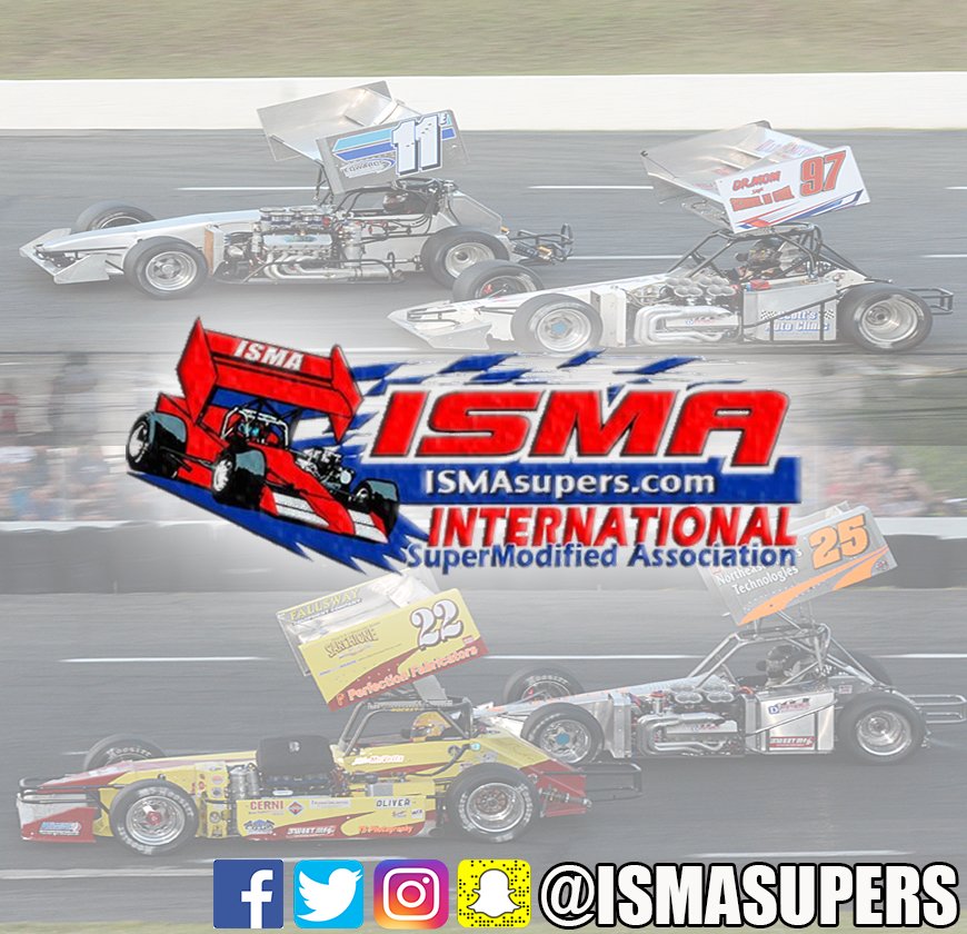ISMAsupers's tweet photo. ISMA will be improving its social media presence for the 2019 season. To keep up to date on all of the latest news, be sure to follow us on Facebook, Twitter, Instagram and Snapchat @ISMASupers. #ISMASupers https://t.co/g9P8pzULFT