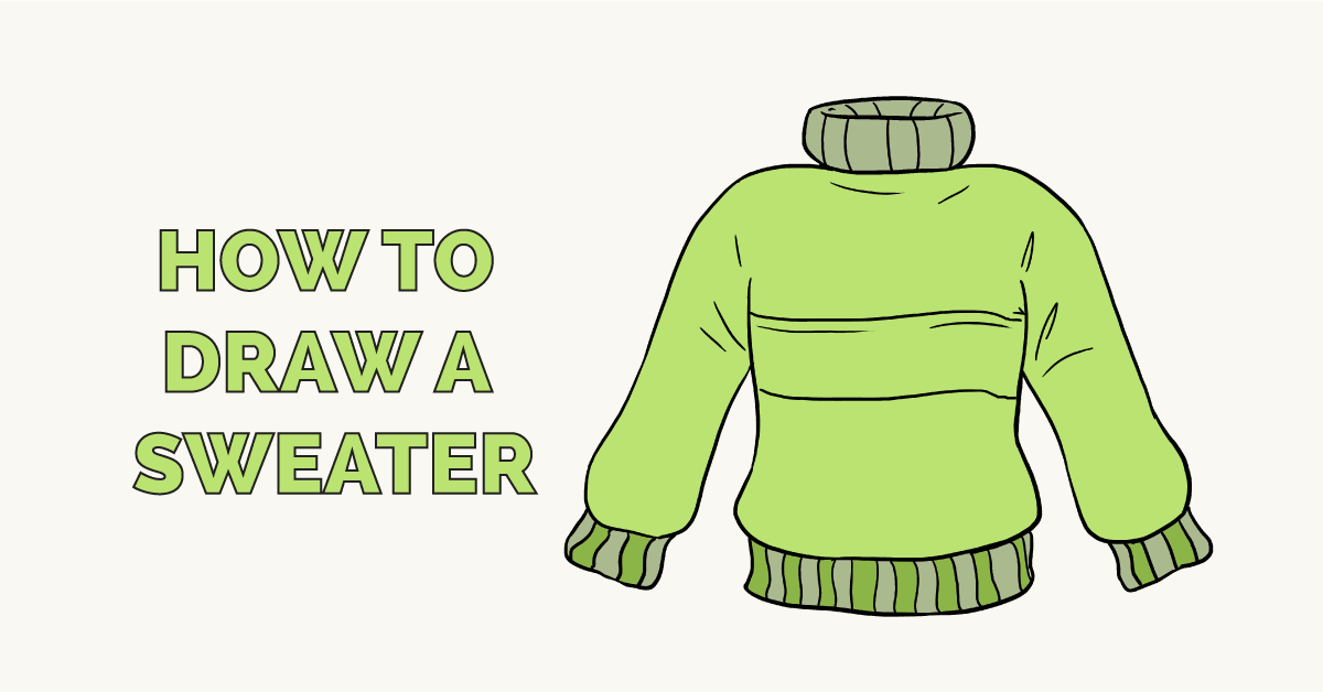 How to Draw a Sweater  Easy Drawing Tutorial For Kids
