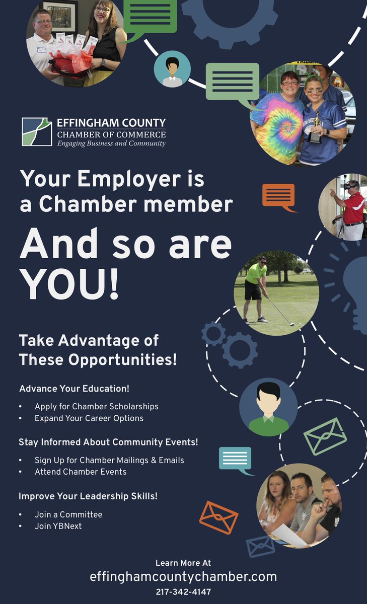 effcochamber's tweet photo. DON'T MISS OUT ON EXCLUSIVE MEMBER BENEFITS!
Take advantage of opportunities available to Chamber Members today! Stay informed on Chamber events &amp; important community events! https://t.co/maYjsXArBl