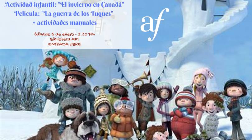 SamudiApp's tweet photo. Actividad infantil: "El invierno en Canadá"

Entrada Gratuita
Sábado 5 Enero - 2:30pm a 4:30pm
Lugar: @AFTegucigalpa

Cada primer sábado del mes dedicadas a los niños (de 3  a 10 años), las cuáles mezclan literatura, cine, introducción al idioma francés y actividades manuales. https://t.co/njHopwKdmp