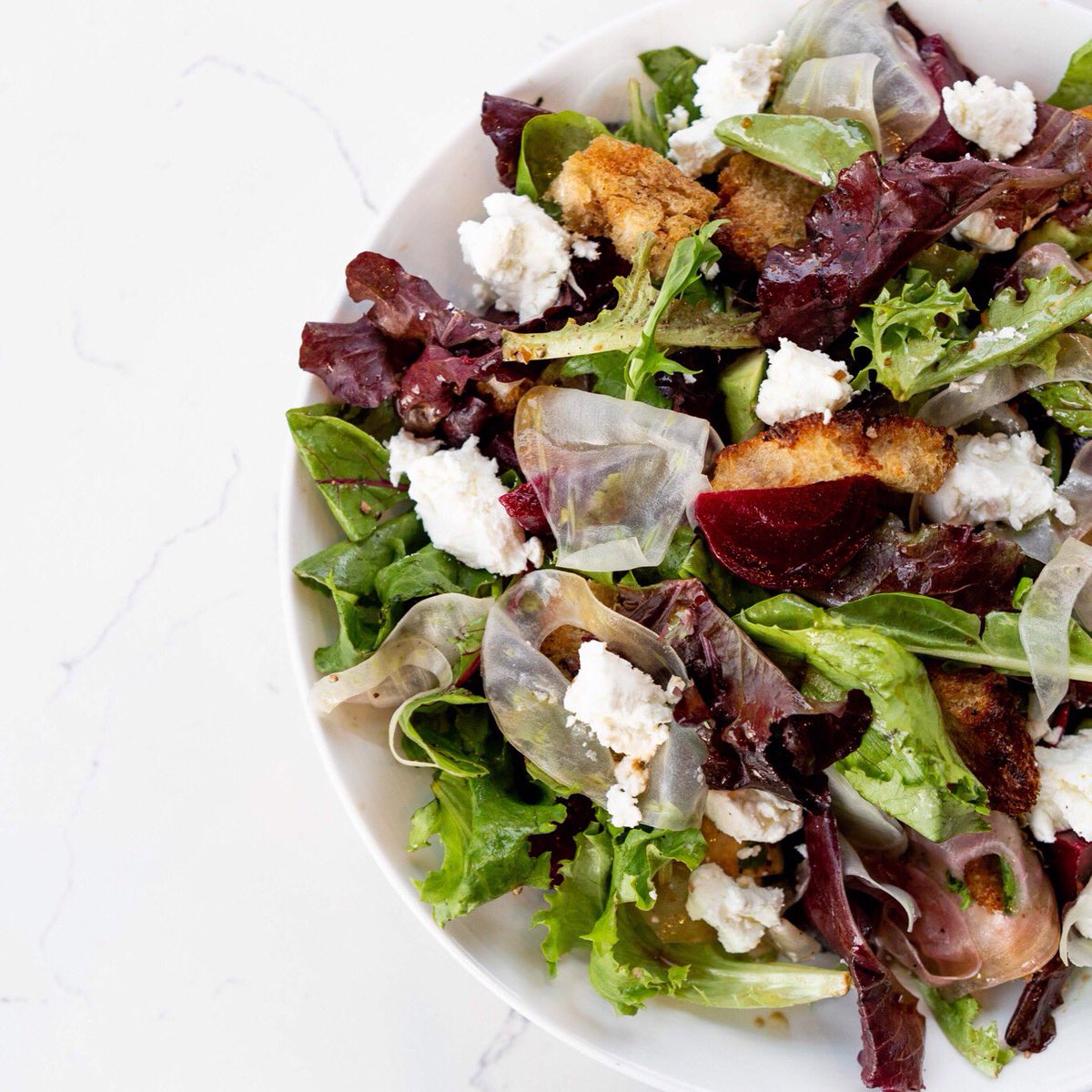 New year, new you. 🥗 🥑 Keeping a new year's resolution is easy when it tastes this good! Who wants to try our Cali Greens Salad, loaded with baby beets and fresh avocado?! #newyearsresolution #newyear #conservatory #eatconservatory #resolution