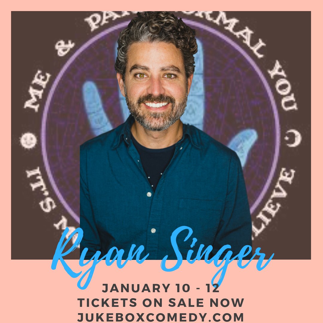 jukeboxcomedy's tweet photo. January 10 - 12 from IFC's Maron and the hit podcast "Me &amp; Paranormal You" we are thrilled to welcome back @RySing !! Get your tickets TODAY at https://t.co/hZaDM4uAiq #RyanSinger #BobandTom #Maron #MeandParanormalYou #Comedy #Peoria https://t.co/TqxHJlqtpd