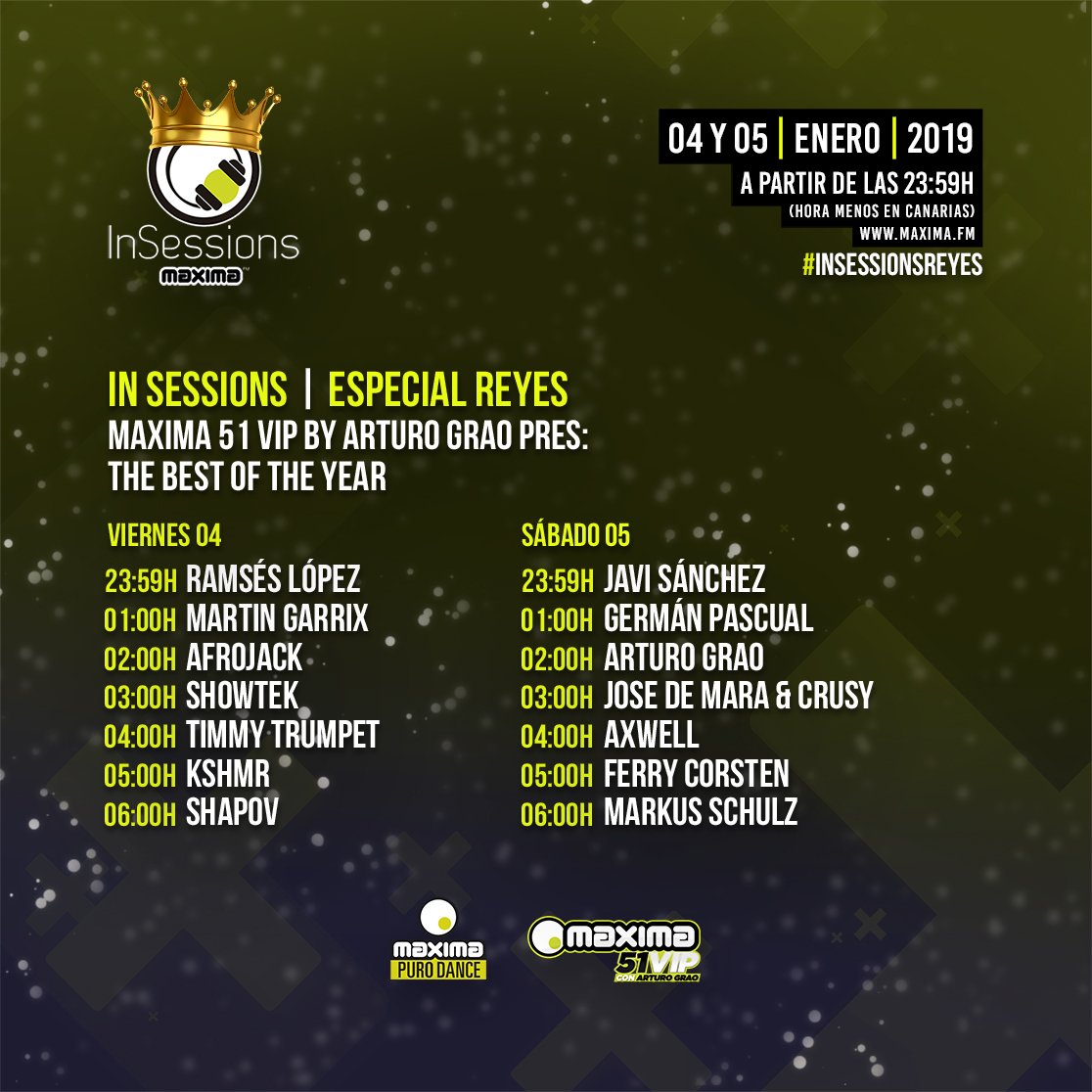 Los40Dance's tweet photo. #InSessionsMaxima51VIP
https://t.co/GWAJoarP6F
On Air @afrojack
Esp. @Maxima51VIP @Arturograo1
🎧😎▶ https://t.co/fjigJfBsfK ¡ enjoy ! https://t.co/71zqLcj7uJ