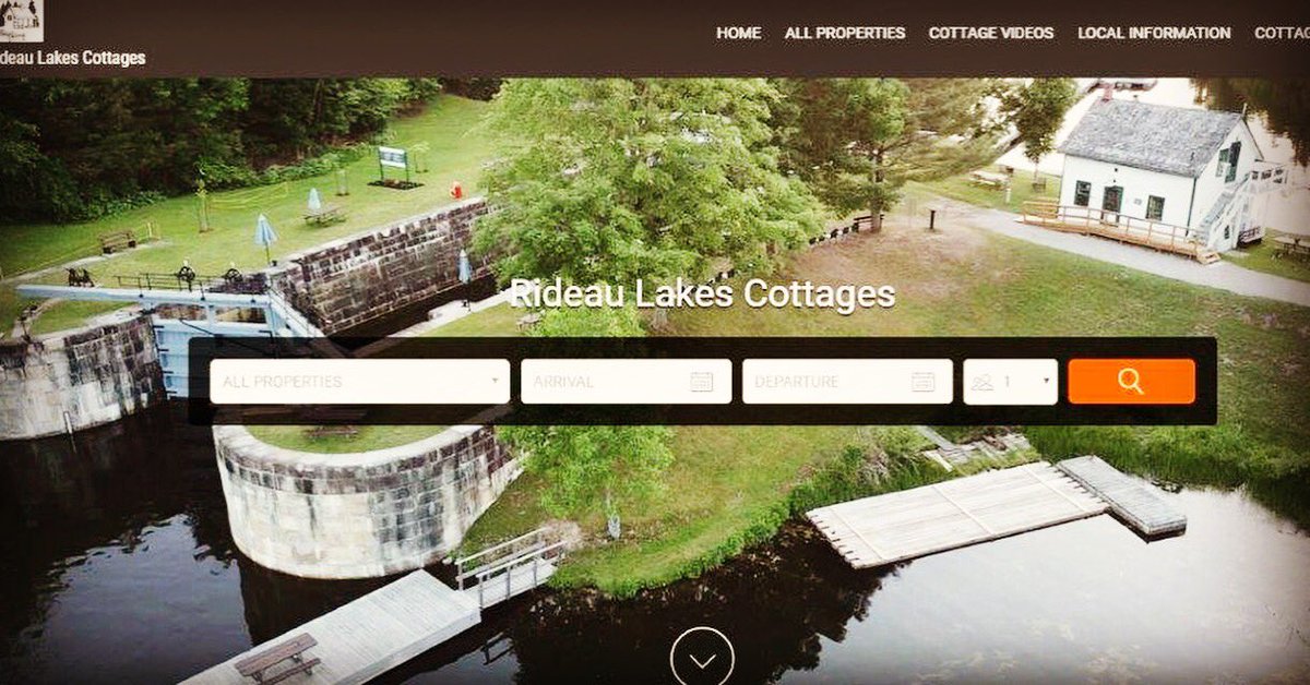 We have just launched an all new website at the same address: 
rideaulakescottages.com .
This is a much more modern website that is better designed, optimized for search engines, and will showcase the cottages, videos, and cottage reviews much better than before!