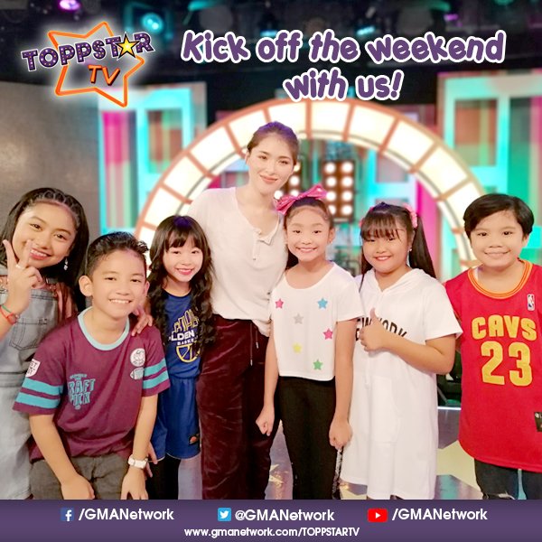 gmanetwork's tweet photo. TOPPS ang aksyon ngayong umaga sa #TOPPSTARTV kasama si @kylienicolep! Abangan sa ating Twitter, LIVE mamayang 9:15 AM! https://t.co/Ek35hhwXA8