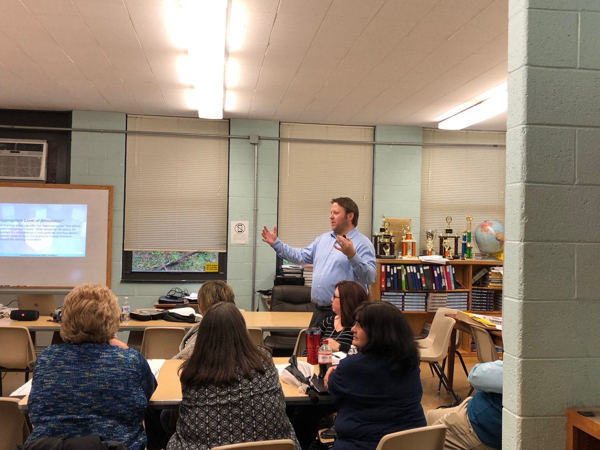 bucschools's tweet photo. Buchanan County educators were welcomed back to school by Thomas Murray, author and educator, this morning with an inspiring message for 2019. #THANKSTHOMAS! https://t.co/Vhhp6pTQ5T