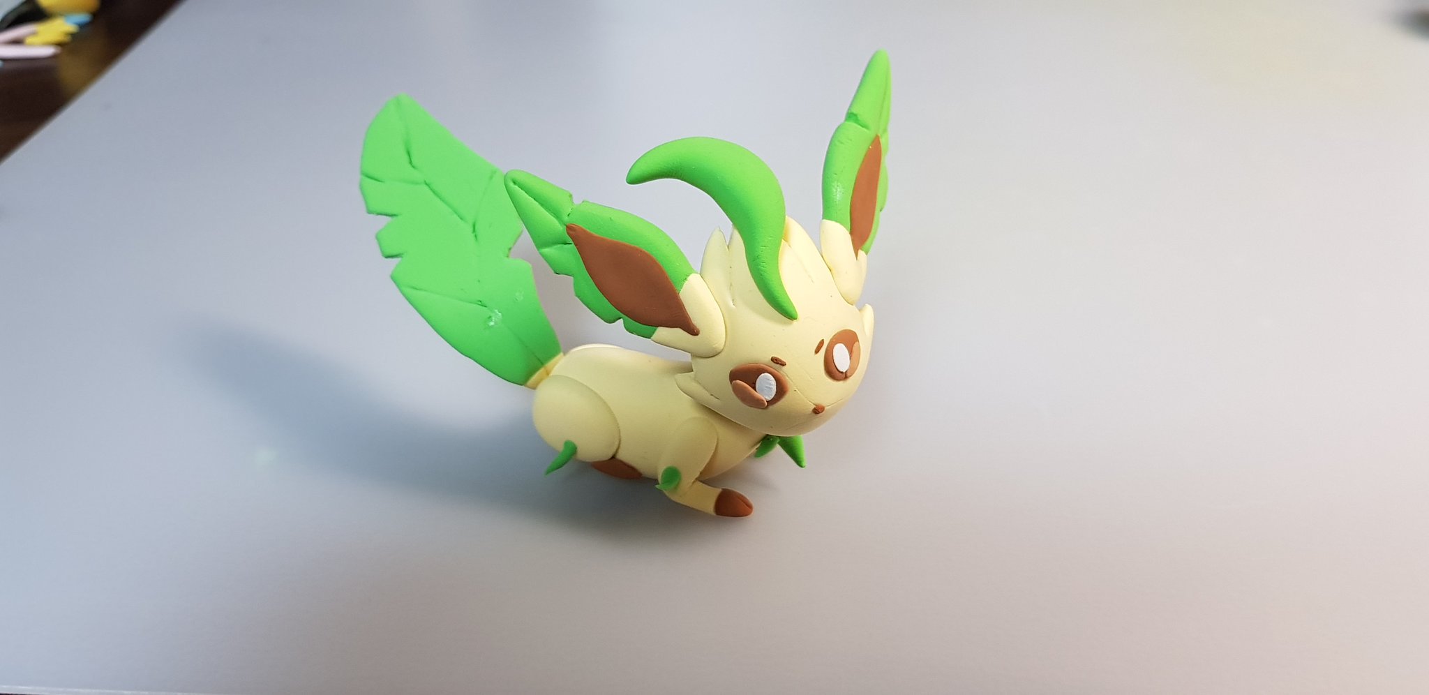 Leafeon Pokémon 🍃 Polymer Clay 