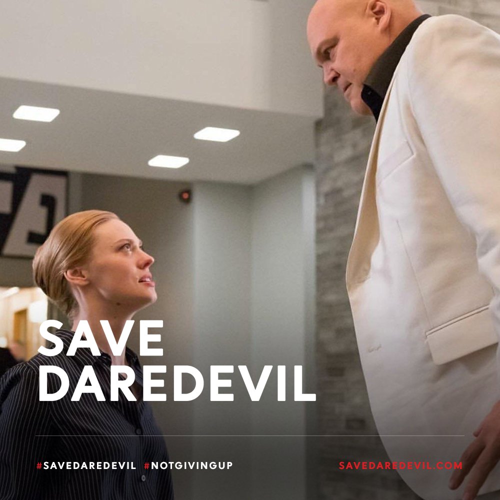 SavedDaredevil's tweet photo. From everyone in the #FandomWithoutFear, we thank you for your support  @vincentdonofrio - YOU are a big reason why we continue to fight! Thank you, thank you, thank you! #SaveDaredevil https://t.co/XAVKYAkqLc