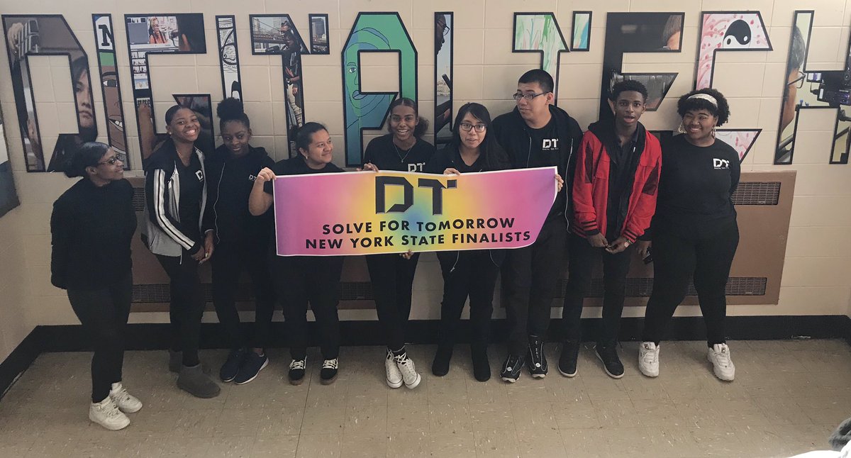DigitalTechHS's tweet photo. #DigitalTechArts #Juniors are proud to be #NewYork state finalists in the @samsungus @solvefortomorrow contest #solvefortomorrow #samsungsolve #steam #womeninstem #stem4all #steamedu action @nycschools @doechancellor @suptkarenwatts @DigitalTechHS https://t.co/Os0SBSXd9R