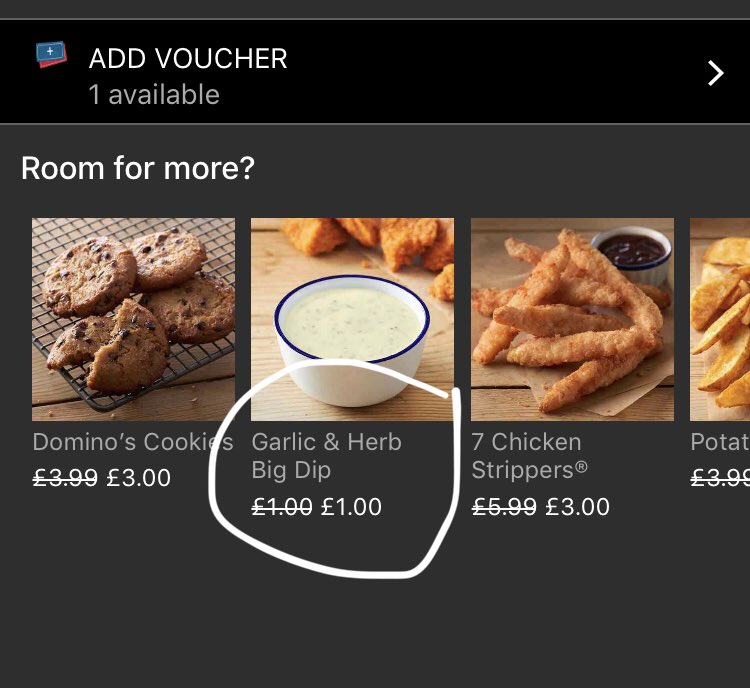 megrc91's tweet photo. @Dominos_UK  wow, what a deal!!!! 😂 https://t.co/E8VhFwHLnw