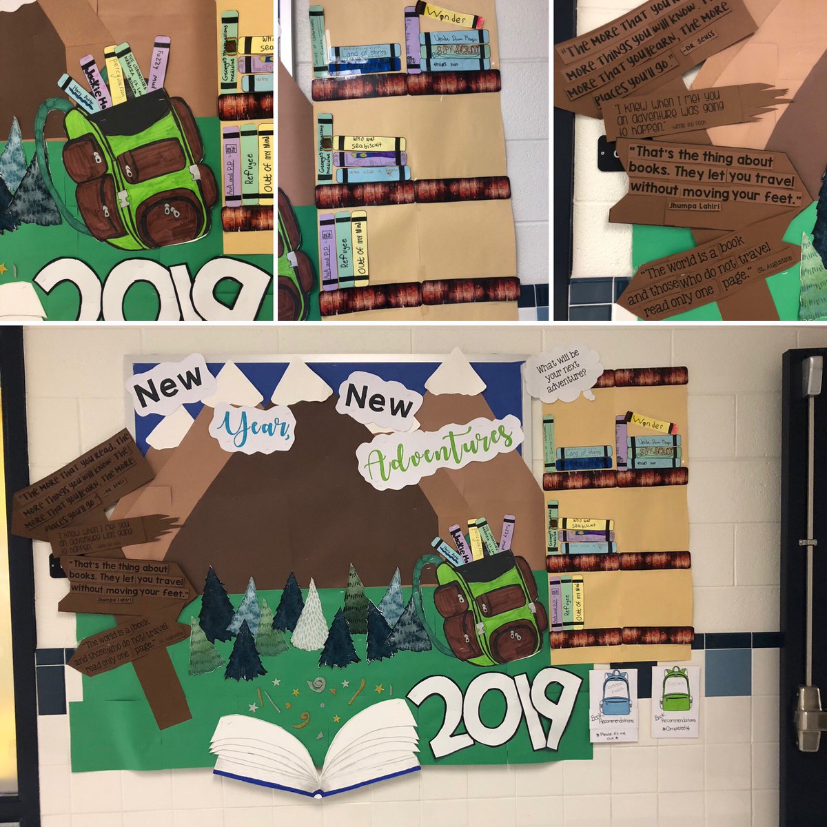mst4thadventure's tweet image. New year, new adventures! #40bookchallenge #readingtakesyouplaces #booksonbooksonbooks @RLCPrincipal @MouwRyan