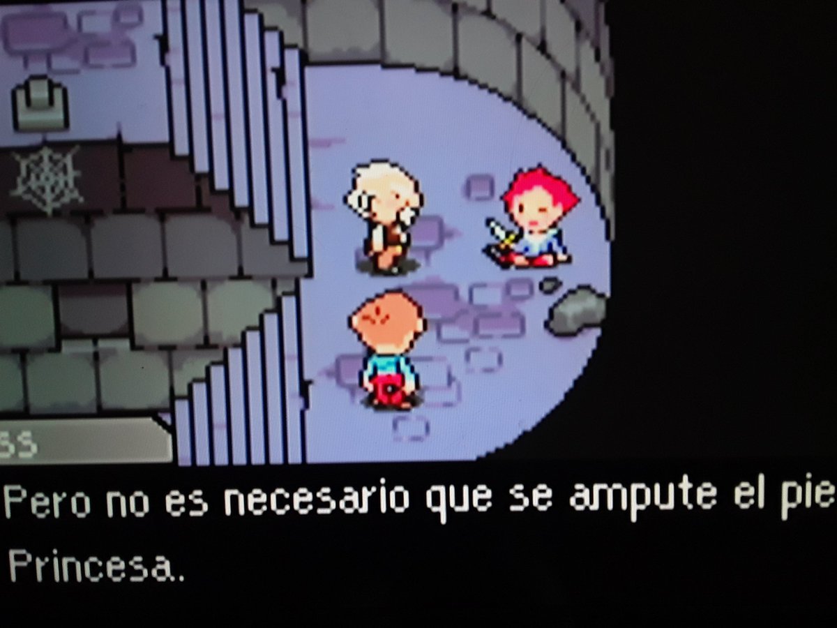Ddevil4100's tweet photo. @hoytehablode @RibsChirino ¿Sera por estos detalles que Nintendo no publica Mother 3 para occidente? LOL https://t.co/jtivCh2zDf