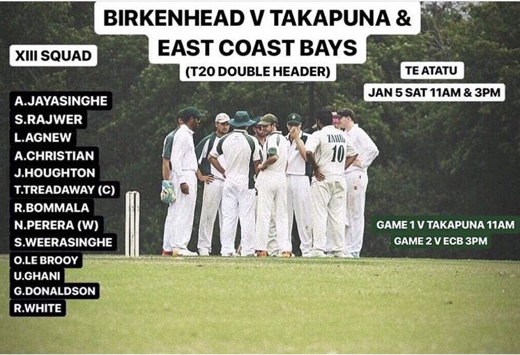 TheHeadCricket's tweet photo. Come and support the boys in Te Atatu today - 2 T20 double headers. The first is at 11am. https://t.co/V0oM5nASdf