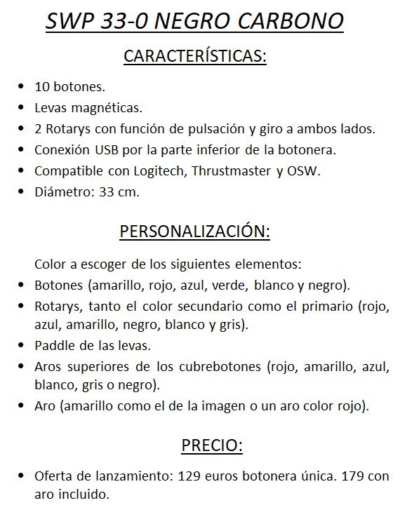 SimWheelPlate's tweet image. Combinación de colores espectacular! ❤️
Aprovechamos para adjuntar la nueva información actualizada!! Os esperamos! 😊😊