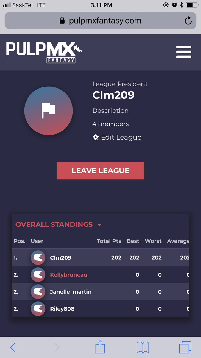 carter_159's tweet photo. @PulpMXFantasy  how do I already have points?! https://t.co/aHEVmrbXSF