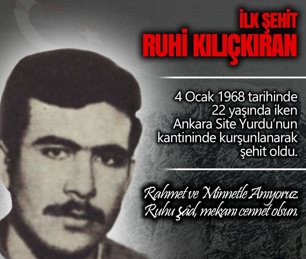 Öldükçe dirilen yiğitlerimiz var bizim...
Mekanın Cennet olsun #RuhiKILIÇKIRAN