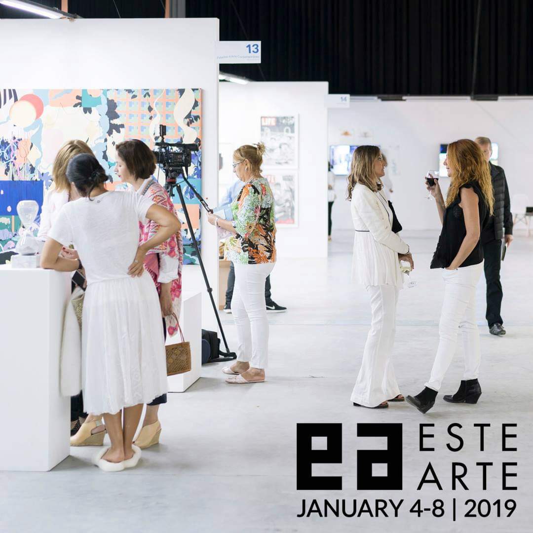 #PuntaDelEste  5° ed. de #EsteArte
Galerías de 20 países, 180 artistas y 230 obras se dan cita hasta el 8/01en el <a href="/PuntaDelEsteCEC/">Centro de Convenciones Punta del Este</a>
Sábado 5 de 19:30 a 22:30; domingo, lunes y martes de 17:30 a 22:30 hrs. #Arte
#PuntaDelEste19 #Uruguay