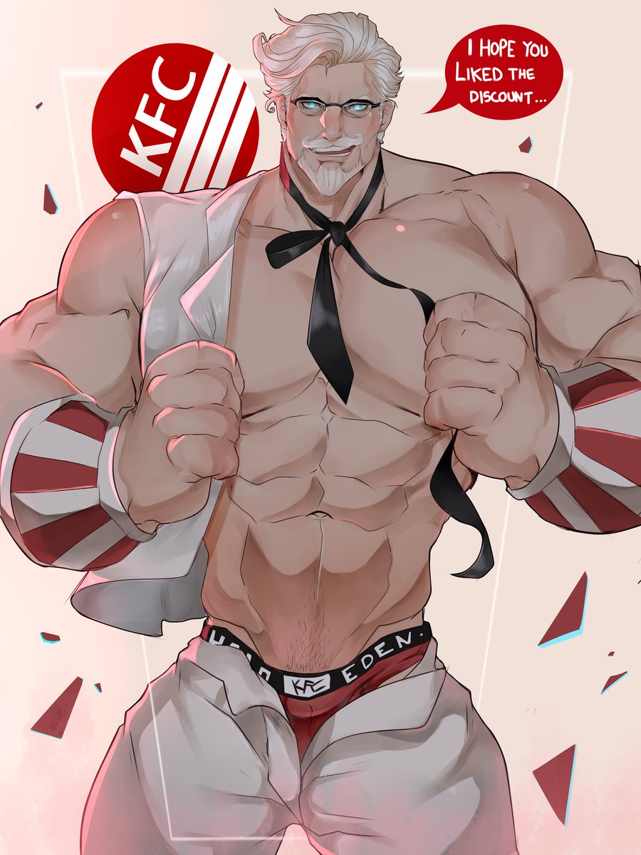 Kfc finished Love to do this *-*#bara #baraartist #sexy #muscle #daddy http...