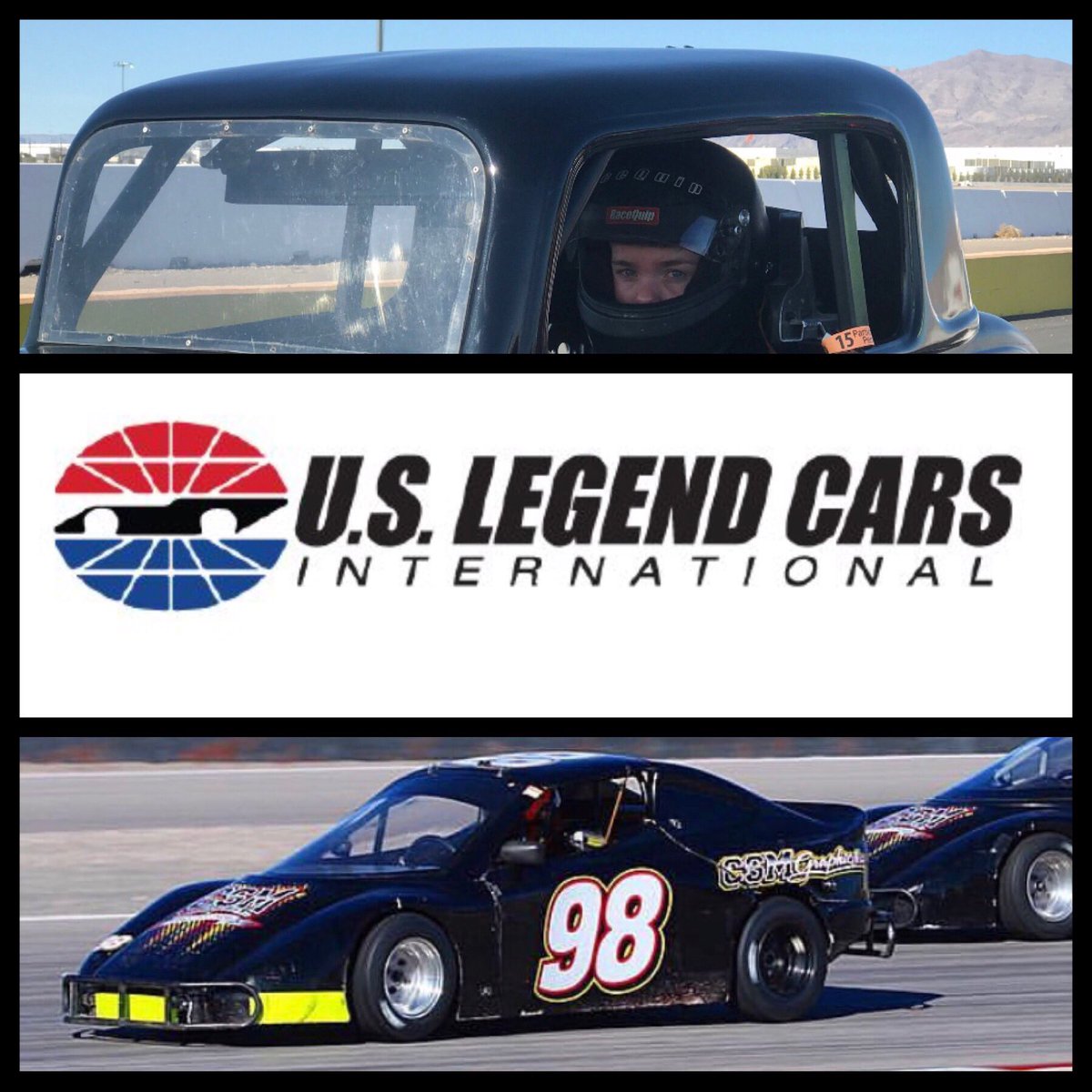 AdamLemkeRacing's tweet photo. Adam is in Las Vegas this weekend for Round 2 of the U.S. Legend Silver State Nationals. #JRMotorsports #TeamChevy #Gopuck #SPY #Slickproducts https://t.co/MUD4zAHicD
