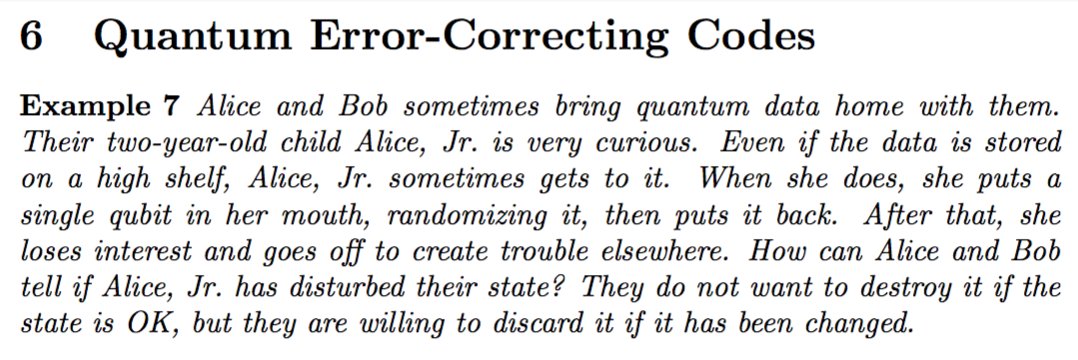What a palpable picture of quantum errors from Daniel Gottesman.