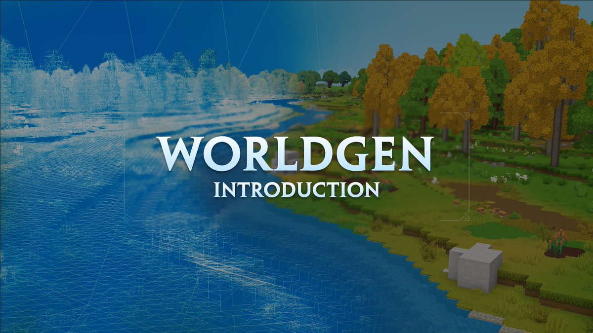 Hytale's tweet image. A first look at #Hytale's world generation 🌐
Screenshots, Concept Arts and more!
New blog post LIVE -&amp;gt; hytale.com/news/2019/1/wo…