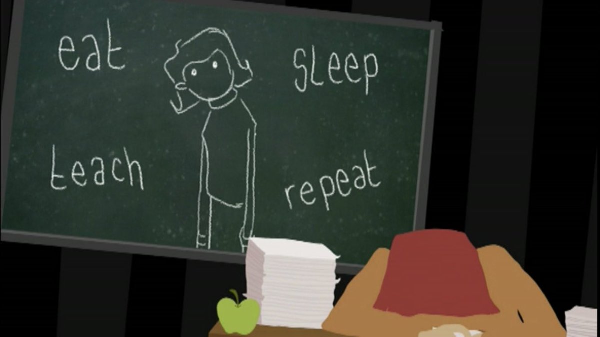 LewisCoombes's tweet image. WATCH: Eat. Sleep. Teach. Repeat. A special @BBCSouthNews report into impact of workload on teachers’ mental well-being - Full report here: vimeo.com/309553392  @EdSupportUK @MrsHumanities @NEUnion @tes @educationgovuk @BitterneParkSch #teaching #stress #eatsleepteachrepeat