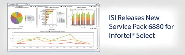 ISIPartners's tweet photo. We are excited to announce the release of our latest Service Pack 6880 for Infortel® Select Version 10.0! https://t.co/Gi8yzqqgn9 #Callreporting #Cisco #UCCX #Tech #IT #Analytics #Metrics #ROI #ContactCenter #Announcements #Infortel #Solutions #Software https://t.co/RwjdbOht5D