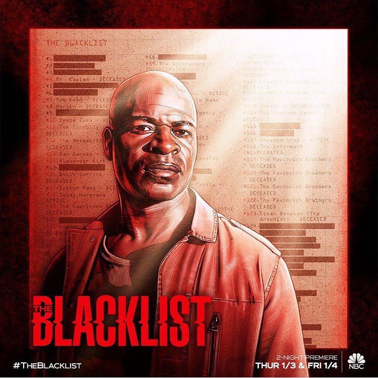 CTG's tweet photo. CTG's @HISHAMTAWFIQ as #Dembe is back and on his own in season 6 of @nbcblacklist. Tonight at 9/8c on NBC, the two night premiere continues. Make sure to tune in all season Fridays at 9/8c.You can also spot CTG's @marquisevilson in the part 1 premiere of this season! #CTG15 #NBC https://t.co/2cvIbEuWon