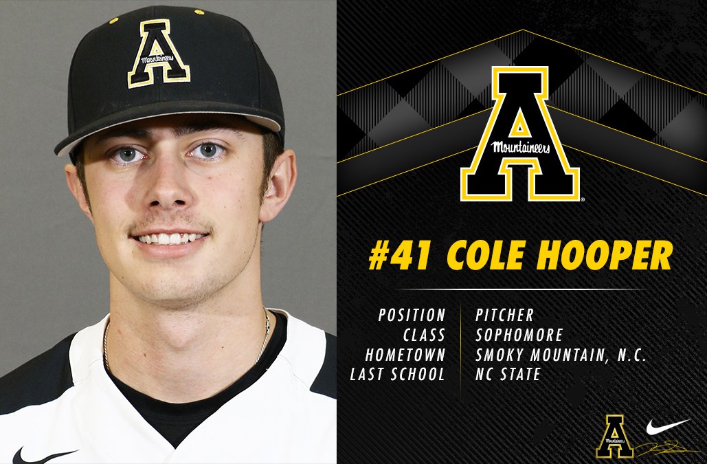 AppBaseball's tweet photo. We're only six weeks away from our 2019 opener at Tennessee — or exactly 4️⃣1️⃣days from Feb. 15!

As we count down to first pitch, get to know a little bit more about our # 4️⃣1️⃣: Cole Hooper https://t.co/nyg2D3wiqG