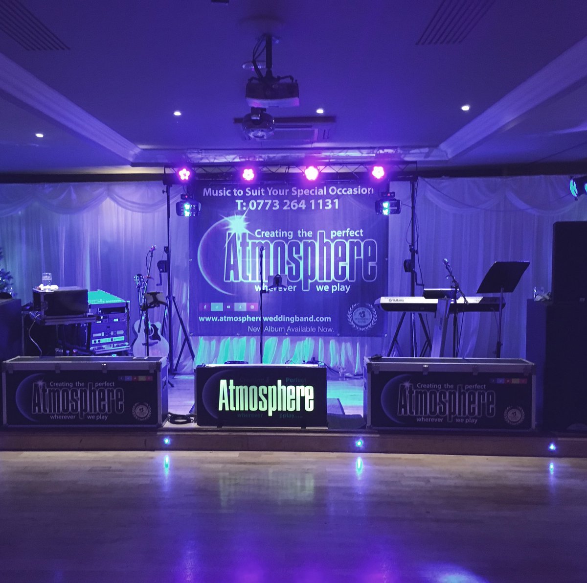 Atmosphereband1's tweet photo. @B_LodgeHotel is the place to be tonight as we prepare for our first wedding of 2019! #MakingMemories https://t.co/cOow7DxZIk