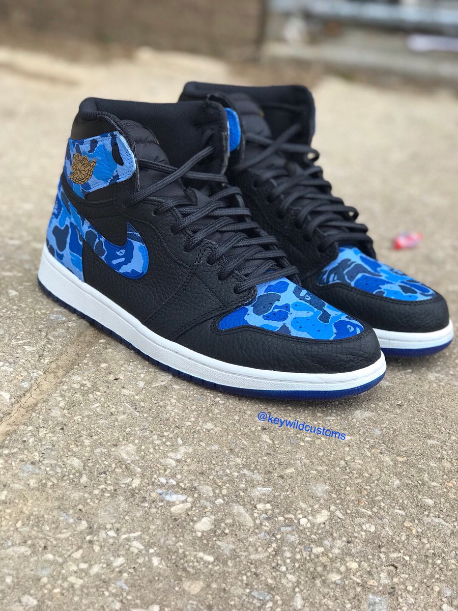 jordan 1 bape custom