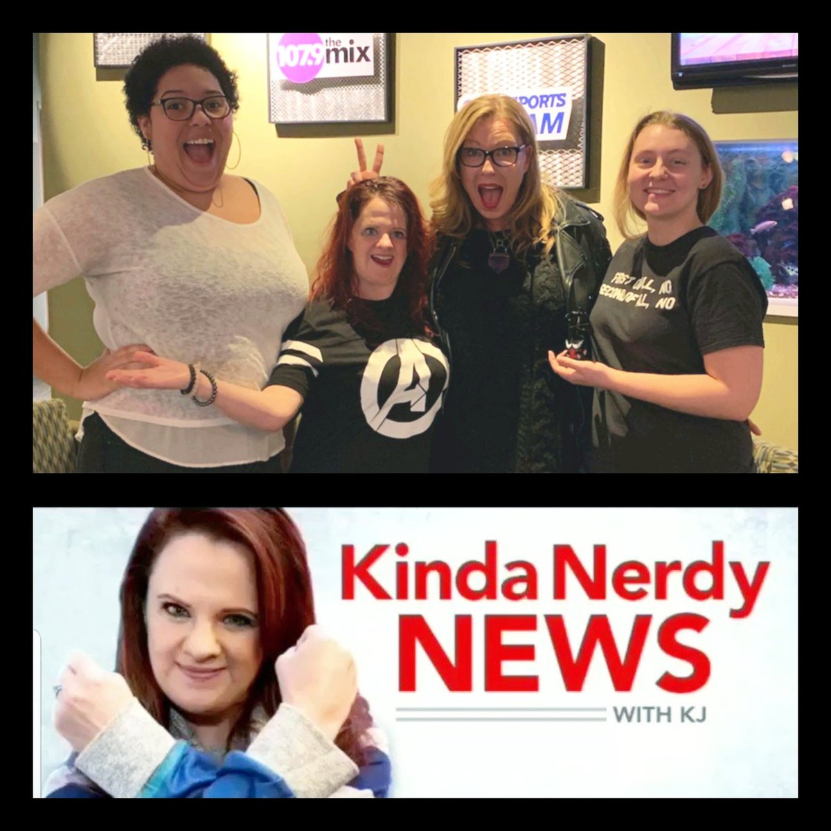 KJonair's tweet photo. Your weekend edition of the @KindaNerdyNews is here w/ updates on #StarWars, #gaming news &amp; some surprise fun with #Venom! Listen 👇 &amp; subscribe so you don't miss an episode at https://t.co/REvVqXjE0i! 

https://t.co/4Qe1Eq0pe7
#podcast #podernfamily #podcasting @KitsieDuncan https://t.co/nwctU4dc2H