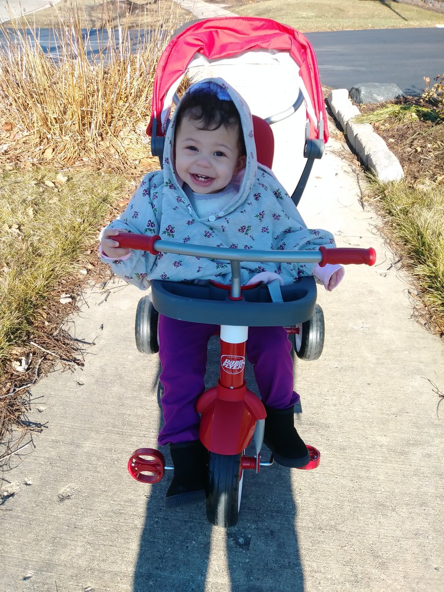 amillerITLA's tweet photo. Walking outside and enjoying the fresh air while trying out a Christmas gift. Love being a grandma!
#asd4wellness #ASD4all  @itbebrave https://t.co/e57RdsIS2K