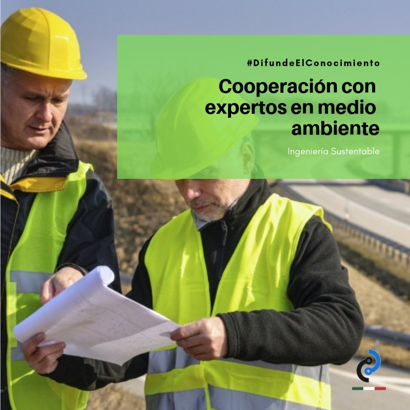 itafec_mx's tweet photo. Un #IngenieroVerde trabaja de manera conjunta con especialistas ambientales en todas las etapas del #ProyectoCarretero, considerando los factores ambientales desde la planeación, durante la ejecución de la obra y buscando un óptimo desempeño ambiental durante la operación. https://t.co/C2zcKcZmy1