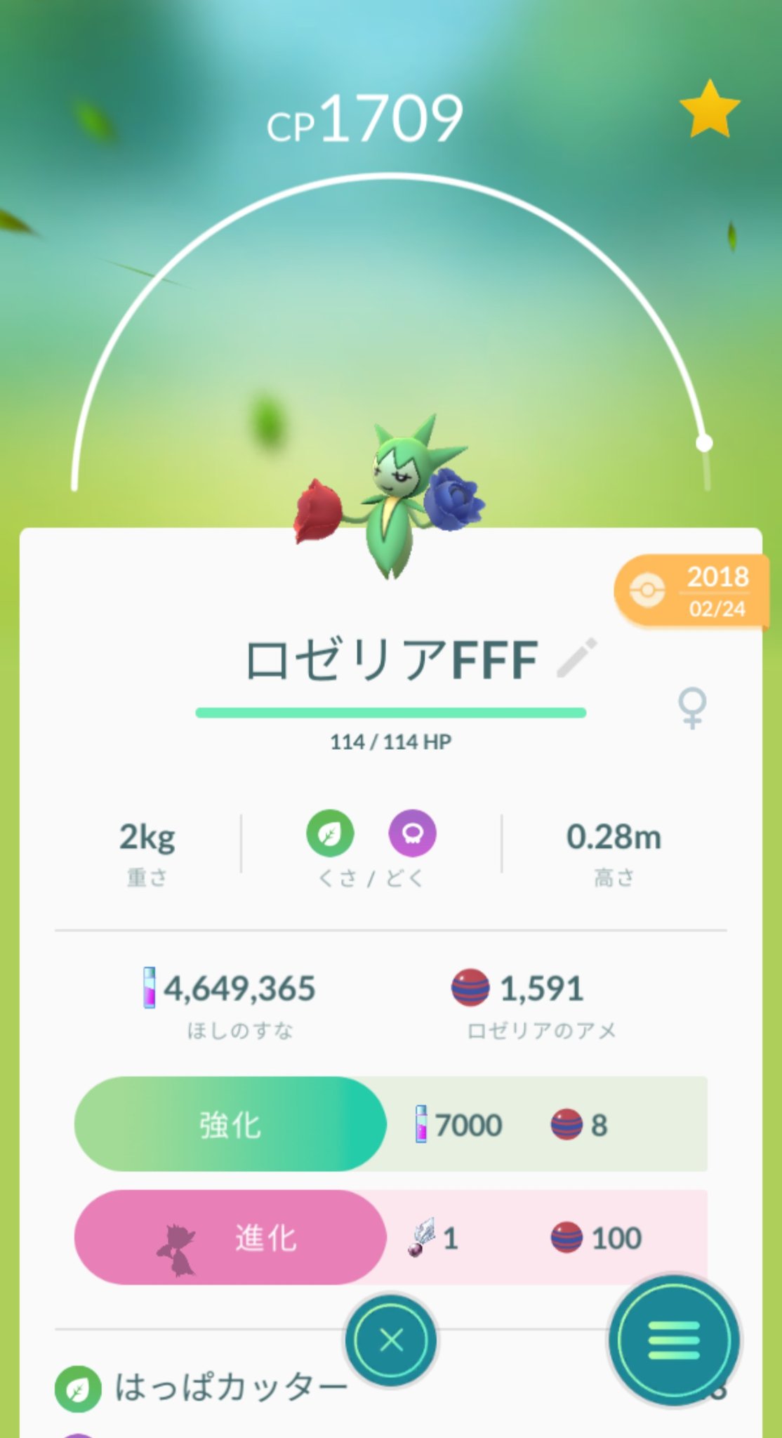 クムクム シンオウの石がだいぶ貯まったので 色違いの魅力に引かれて色違いロゼリアを進化させました 色違いの高個体は運なので 進化はコレクション的要素が高いですよね 色違い進化で満足したので個体値100 の進化どうしようかなぁ ポケモンgo