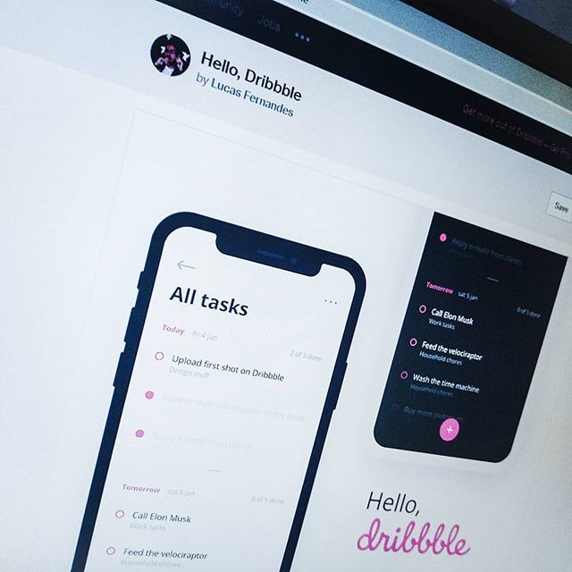lucasfads's tweet photo. Recebi um convite na primeira metade do ano passado mas só agora estreei meu perfil no Dribbble!
Fiz um conceito de interface para app de lista de tarefas.
Veja aqui: https://t.co/9MWL4nJ8Hp
#ux #ui #userinterface #dribbble #behance #uidesign #userexpe… https://t.co/JPNDHWz9Ir https://t.co/xoocwXjYca