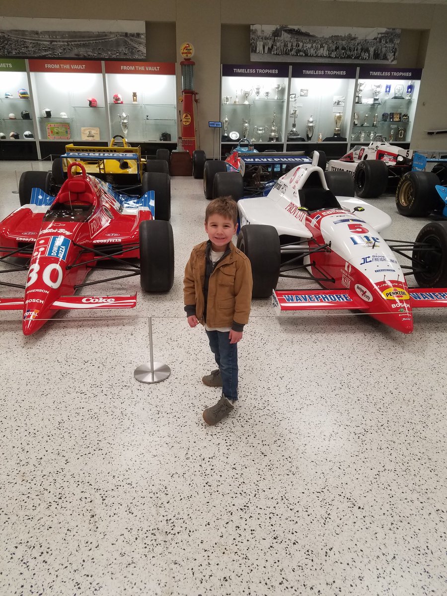 My Ari with <a href="/ArieLuyendyk/">Arie Luyendyk</a> 2 winning cars
