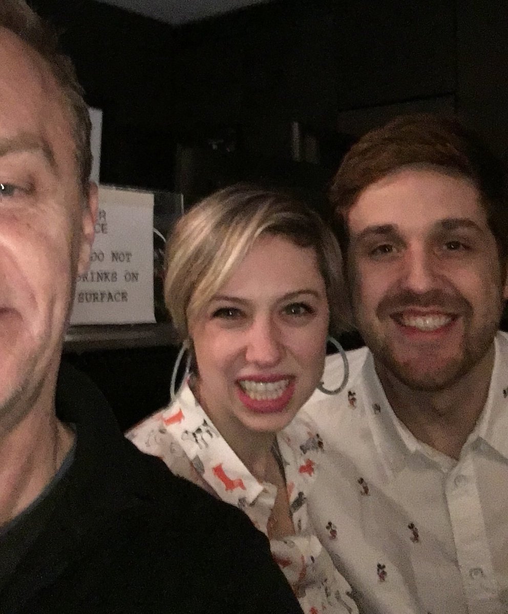 A little bit of me and a lot of one of my writing Heroes  <a href="/Amerikellen/">Kellen Blair</a>  and his better half Sarah!! All the way from New York to <a href="/TheOtherPalace/">The Other Palace</a> to see our production of his brilliant musical  <a href="/MurderFor2/">Murder For Two</a> thanku for writing this brilliant piece of work!#Ihavethebestjobintheworld