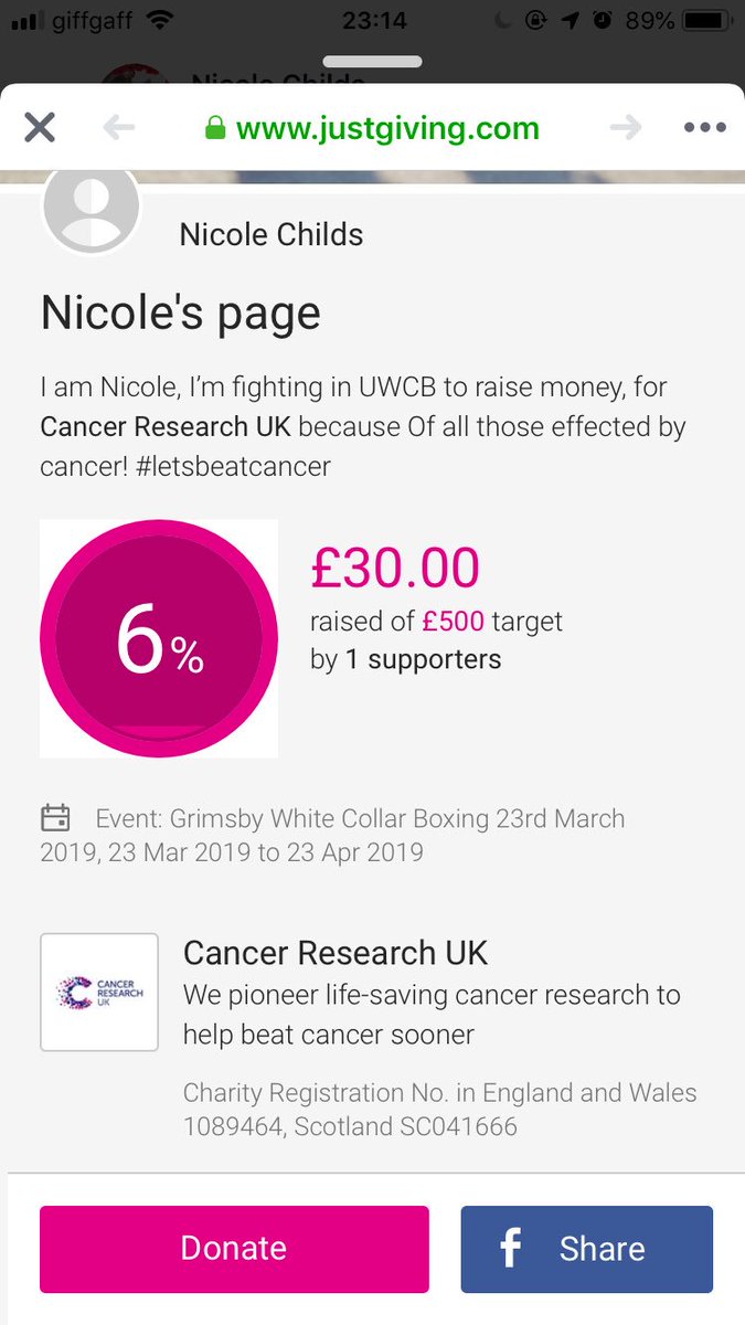 Cole2Childs's tweet photo. Thank you for donating! Please keep sharing the love #letsbeatcancer  https://t.co/t9LtSXn3yU https://t.co/4l1yAncCXP
