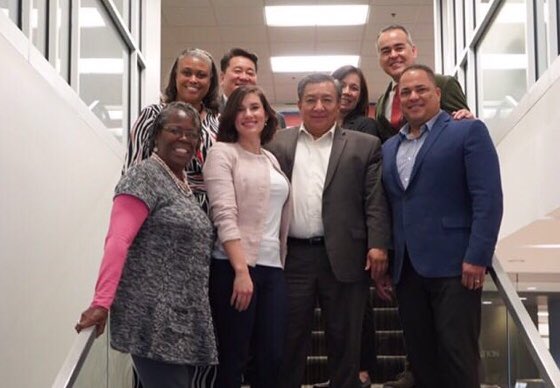 NHCSL's tweet photo. #QuadCaucus reunion on Capitol Hill today! #NHCSL #NBCSL @Carmelorios #NAPACSL #NCNASL https://t.co/mb2XOZMlJk