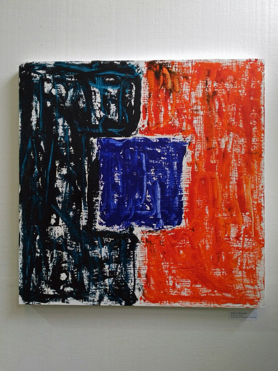 GregMasonBurns's tweet photo. A Blue Window by @GregMasonBurns - Oil on Wood - 91 x 91 cm (2018)
#TwitterFirstFriday #abstractart https://t.co/k1t68oTk5I