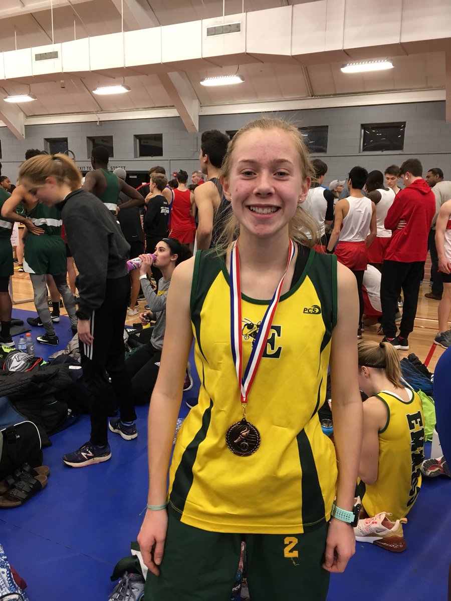 EmmausXCTF's tweet photo. 3rd overall in the mile in a stacked field for Keerstin Augustin! #distancegirls https://t.co/kEc3LAb1ja
