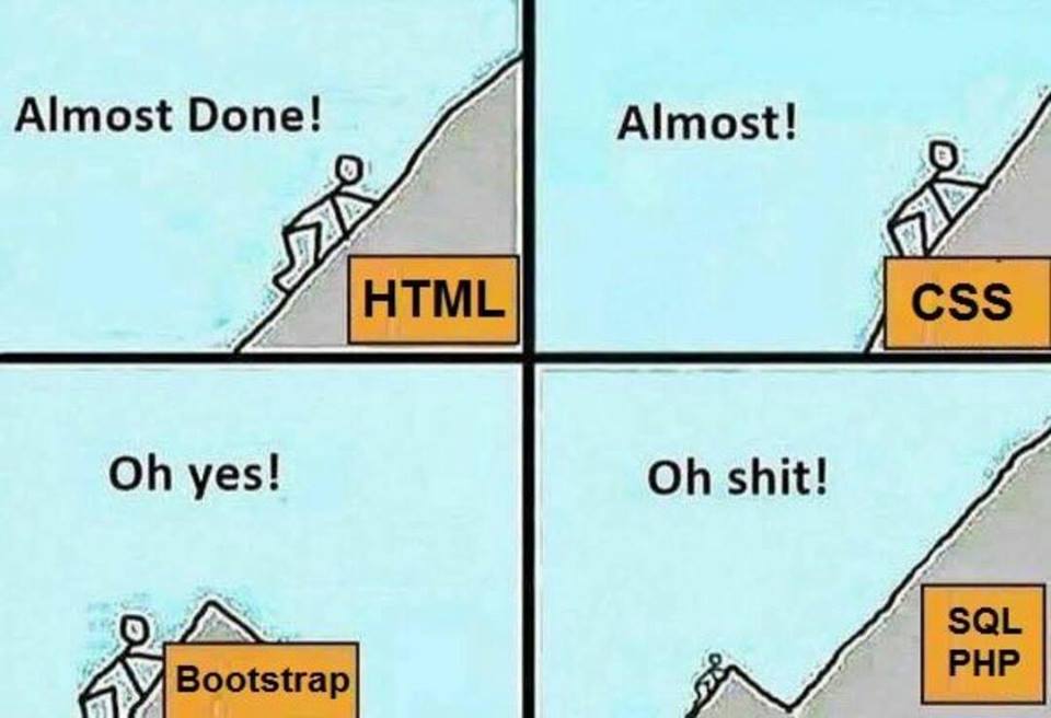 asciisystem's tweet image. This is what now we are facing .. Dragging out life in between done and almost done.
#Life_of_a_programmer
#programming #programmer #code #html #bootstrap #SQL #CSS #PHP