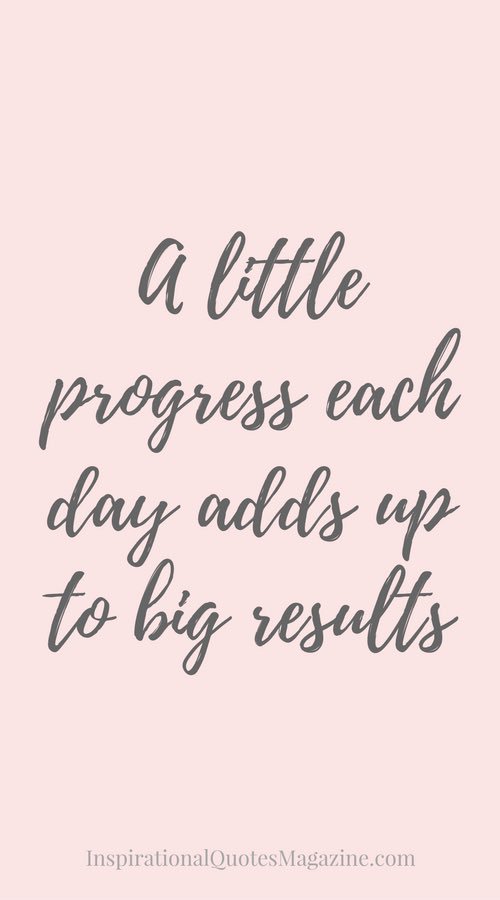 I’m a firm believer in consistently doing certain tasks everyday to create big results. 
What’s a little thing you do every day?