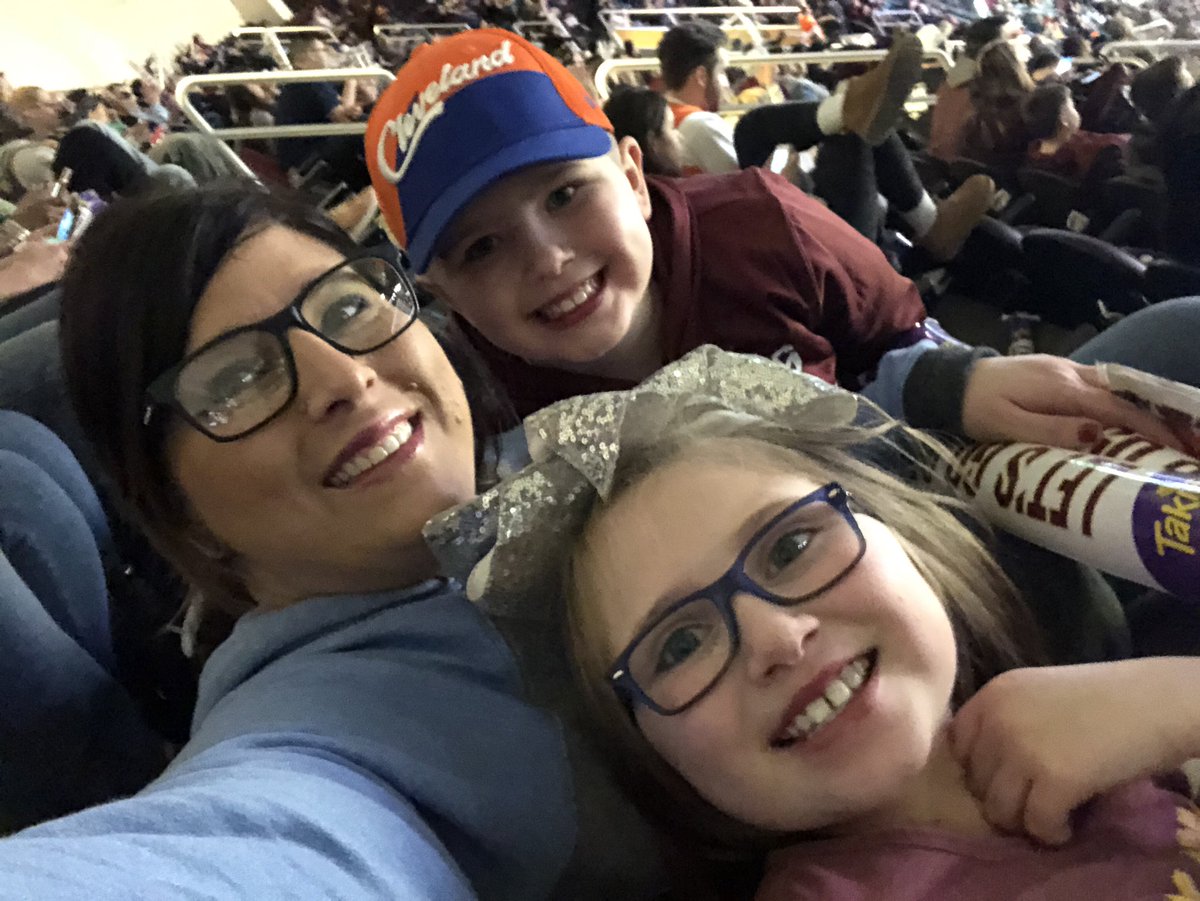 deannabelevice's tweet image. First #Cavs game for these little ones!! 
@TweetQTV