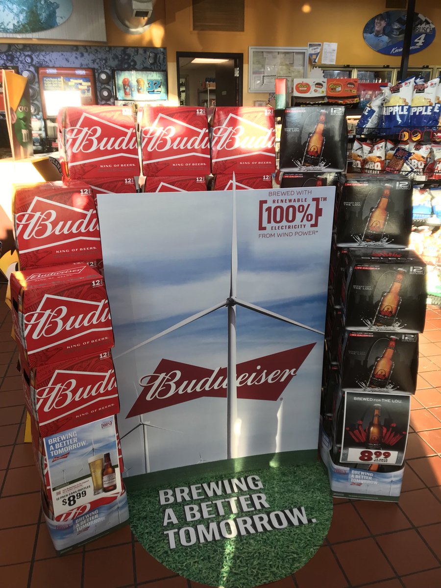 Love the new ⁦<a href="/budweiserusa/">Budweiser</a>⁩ program to help promote something they do each day. Focus on the environment is never ending. Cheers from ⁦<a href="/AnheuserBusch/">Anheuser-Busch</a>⁩ ⁦<a href="/kreydist/">Krey Distributing</a>⁩