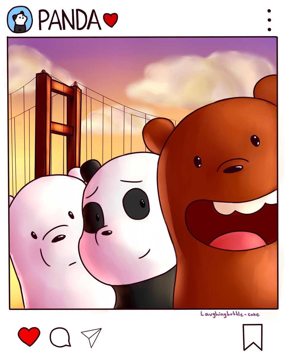 Featured image of post Panpan We Bare Bears Cake : Unique ice bear stickers designed and sold by artists.