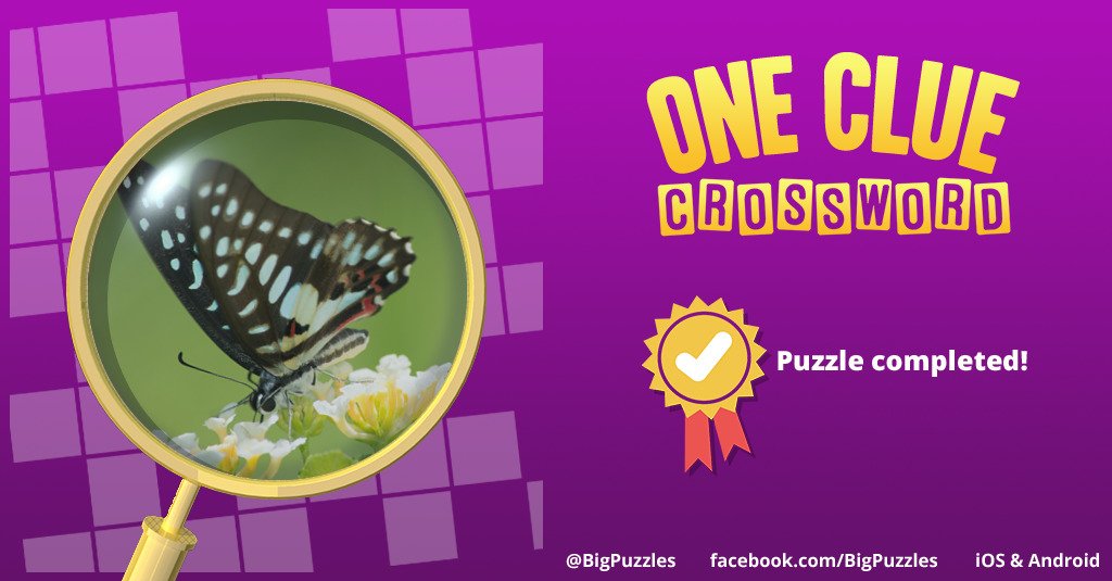 httpbitchin's tweet image. I completed a puzzle in One Clue Crossword. Play now for free!
onecluecrossword.com #OneClueCrossword